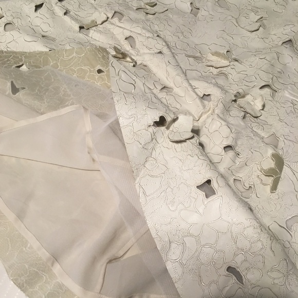 SOLD Bcbg leather cut-out skirt - Picture 6 of 6